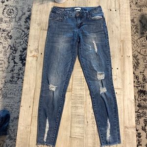 Stretchy Distressed Skinny Jeans